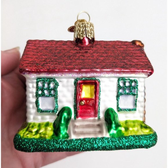 Cozy Cottage Old World Christmas Ornament - Picture 5 of 5